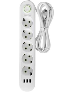 Сетевой фильтр Qumo Power Bar Light SPFS P-0009 / Q51554