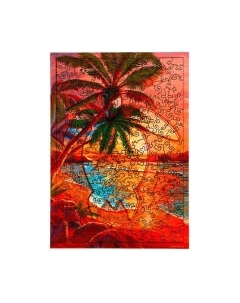 Пазл Puzzle Закат на море / 9341554