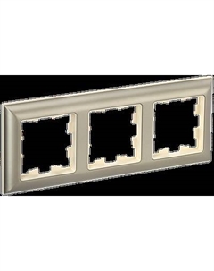 Рамка для выключателей и розеток IEK Brite BR-M32-12-3-K10 Iek