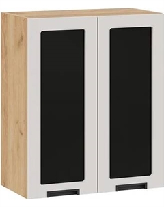 Шкаф навесной для кухни ТриЯ Гренада 1В6С с двумя дверями со стеклом Трия