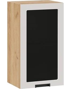 Шкаф навесной для кухни ТриЯ Гренада 1В4С с одной дверью со стеклом Трия