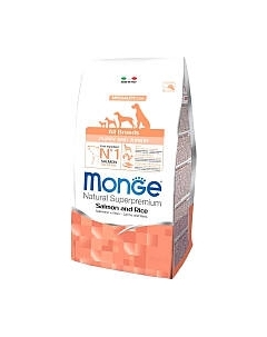 Сухой корм для собак Monge Speciality Puppy&Junior All Breeds Salmon&Rice