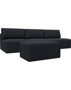 Комплект мягкой мебели Лига Диванов Лига-060 НПБ Лонг с пуфом / 129483 Лига диванов