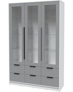 Шкаф с витриной Интерлиния Концепт КТ-ШВ3
