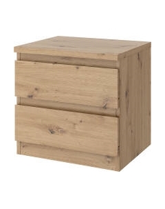 Прикроватная тумба Stolline Олли 2 ящика / 507.01