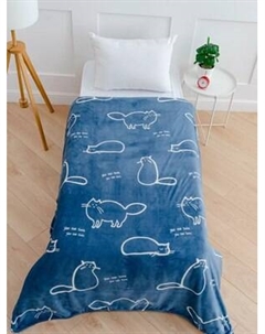 Плед PAVLine Коты на синем вид 1 150x200 Pavline