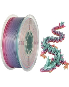 Пластик для 3D-печати Kingroon New PLA Silk Rainbow 1.75mm / HC258