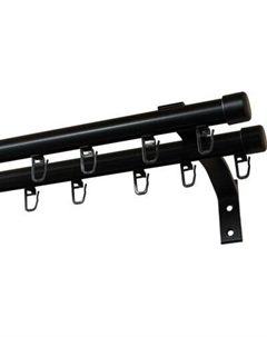 Карниз для штор Divades Евро D 19/19мм 2-рядный / 90221300