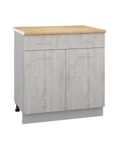 Шкаф-стол кухонный Кортекс-мебель Корнелия Лира НШ80р1ш