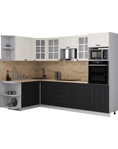 Кухонный гарнитур Интерлиния Мила Деко 1.68x2.8 LV