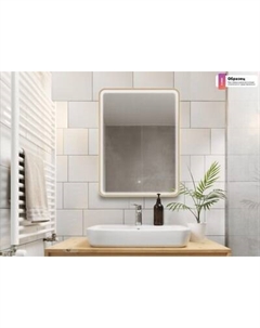 Зеркало Дабл-Ю Бангкок Gold 80x80 / BAN80X80GO Дабл-ю