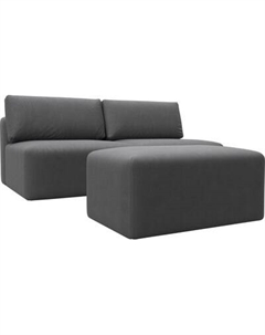 Комплект мягкой мебели Лига Диванов Лига-060 НПБ с пуфом / 129667 Лига диванов