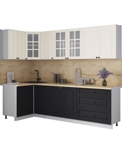 Кухонный гарнитур Интерлиния Мила Деко 1.2x2.6