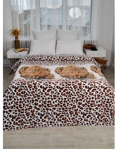 Плед PAVLine Леопард на белом 150x200 Pavline