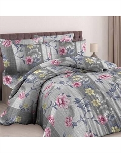 Комплект постельного белья Реноме 1.5сп Серебро / 9667-1