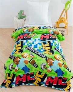 Плед Павлинка Майнкрафт 150x200