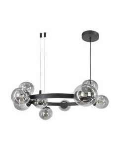 Потолочный светильник Mirastyle XL-21003/9 BK+LSG