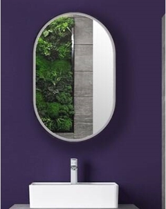 Шкаф с зеркалом для ванной Symbolite Каре Арка 60x90