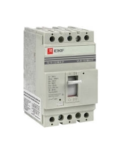 Выключатель автоматический EKF PROxima ВА-99 125/100А 3P 25кА / mccb99-125-100 Ekf