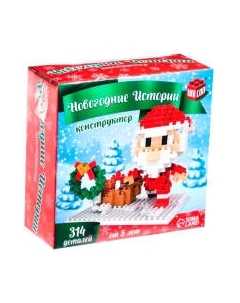 Конструктор Unicon Новогодние истории. Дед Мороз 607A / 7656578