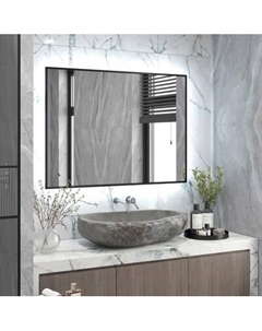 Зеркало Континент Meridian Black Led 80х60