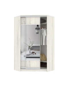 Шкаф-купе Кортекс-мебель Сенатор ШК30 Геометрия ДСП с зеркалом