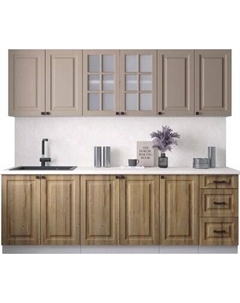 Кухонный гарнитур Интерлиния Мила Деко 2.4А