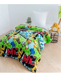 Плед Павлинка Майнкрафт 150x100