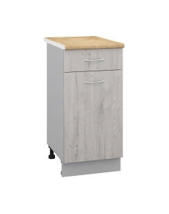 Шкаф-стол кухонный Кортекс-мебель Корнелия Лира НШ40р1ш