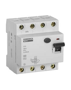 Устройство защитного отключения Generica ВД1-63 4Р 32А 300мА / MDV15-4-032-300