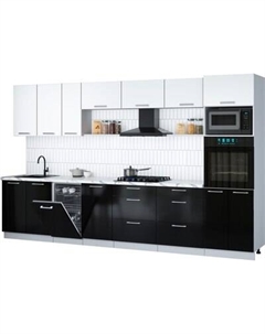 Кухонный гарнитур Интерлиния Мила Gloss 3.5-ПМ3