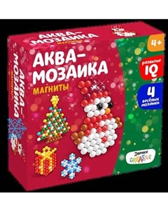 Развивающая игра Эврики Аквамозаика. Снеговик с елкой / 4175125