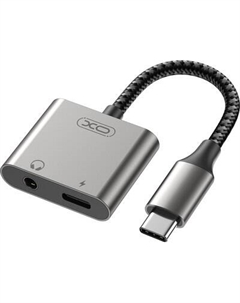 Адаптер XO С Type-c на Type-c + 3.5mm 27W / NB-R257B Xo