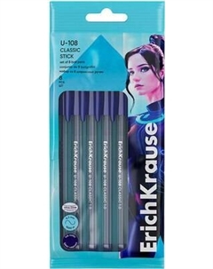 Набор шариковых ручек Erich Krause U-108 Stick Classic 1.0 Ultra Glide Technology / 63681 Erich krause