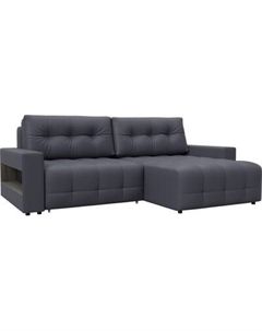 Диван угловой Лига Диванов Лига-053 НПБ угол универсальный с полками / 128944 Лига диванов