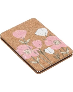 Зеркало карманное Dewal Beauty Пробковая / DPMP-2513PN