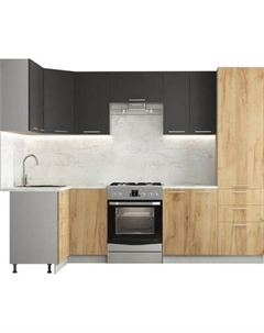 Кухонный гарнитур Артём-Мебель София СН-114 без стекла ДСП 1.4х2.7 Артём-мебель