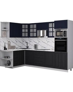 Кухонный гарнитур Интерлиния Мила Деко 1.68x2.8 LV