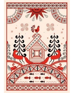 Записная книжка Эксмо Жили-были. Мезенская роспись Лиса / 9785042130939