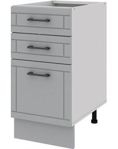 Шкаф-стол кухонный Stolline Грейс ш40 с 3 ящиками / 540.02