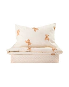 Комплект постельный для малышей Ночь нежна Тедди Стандарт Бязь 40x60 / 10480-1+10488-1