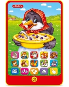 Развивающая игрушка Азбукварик Говорящий планшетик Сорока-ворона / 3375