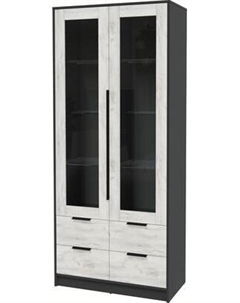 Шкаф с витриной Интерлиния Концепт КТ-ШВ2
