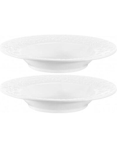 Набор тарелок Elan Gallery Веточки-цветочки / 630092 Elan gallery