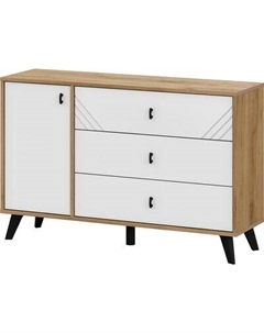 Тумба Mio Tesoro Байкал 3 ящика со створкой Mio tesoro