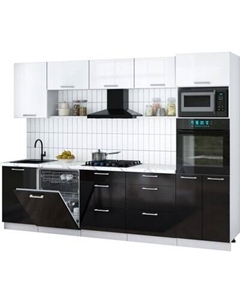 Кухонный гарнитур Интерлиния Мила Gloss 2.9-ПМ1