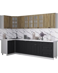 Кухонный гарнитур Интерлиния Мила Деко 1.2x2.8