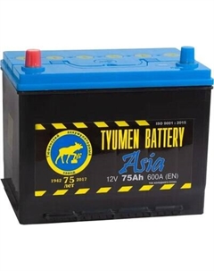 Автомобильный аккумулятор Tyumen Battery L Asia 75L D26 Tyumen battery