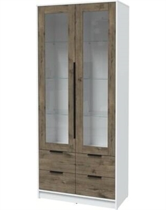 Шкаф с витриной Интерлиния Концепт КТ-ШВ2