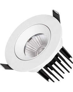 Точечный светильник Arlight MS-ATOLL-BUILT-TURN-R94-10W Warm3000 WH 36deg / 044598